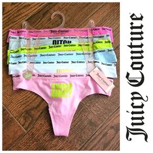 Juicy Couture 6-Pack Thong Panties